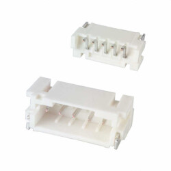 Connector Header Surface Mount, Right Angle 5 position 0.079