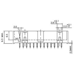 Connector Header Through Hole 10 position 0.100