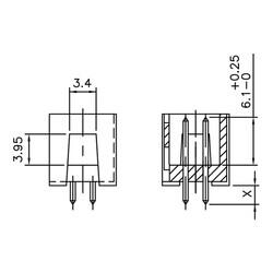 Connector Header Through Hole 10 position 0.100