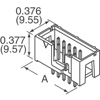 Connector Header Through Hole 10 position 0.100