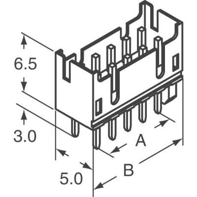 Connector Header Through Hole 34 position 0.079