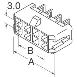 Connector Header Through Hole, Right Angle 6 position 0.118