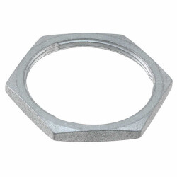 Connector Hex Nut 18 Silver - 1