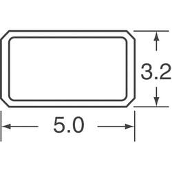 12.288 MHz ±10ppm Crystal 10pF 70 Ohms 4-SMD, No Lead - 2