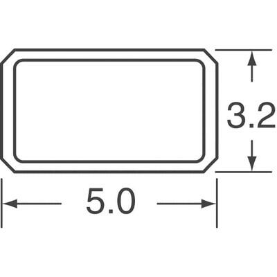 12.288 MHz ±10ppm Crystal 10pF 70 Ohms 4-SMD, No Lead - 2