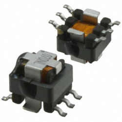 20 A 1:100 Current Sense Transformer 50kHz ~ 1MHz 0.75mOhm Primary, 5.5Ohm Secondary 2 mH Surface Mount - 2