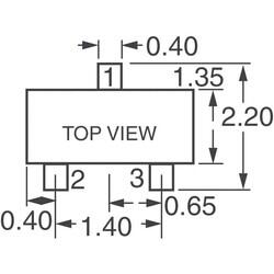 Diode Array 1 Pair Series Connection Standard 75V 150mA Surface Mount SC-70, SOT-323 - 2