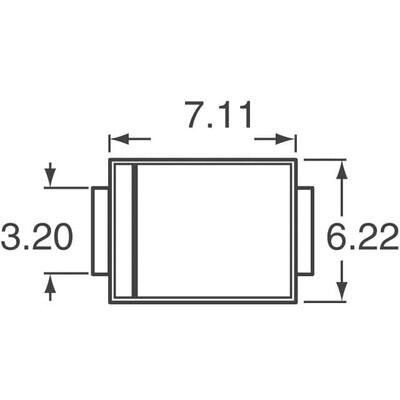 Diode Schottky 100 V 3A Surface Mount DO-214AB (SMC) - 3