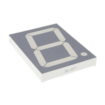 Display Modules - LED Character and Numeric Red 7-Segment 1 Character Common Anode 3.9V 20mA 4.803