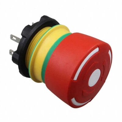 Emergency Stop Switches / E-Stop Switches 2NC RING-GRN - 1