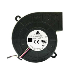 Fan Blower 12VDC Square/Rounded - 70mm L x 70mm H Sleeve 14.1 CFM (0.395m³/min) 3 Wire Leads - 1