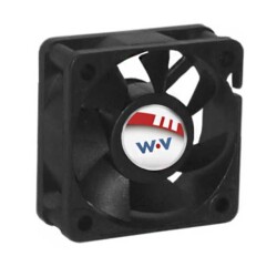 Fan Tubeaxial 12VDC Square - 50mm L x 50mm H Ball 20.3 CFM (0.568m³/min) 2 Wire Leads - 1