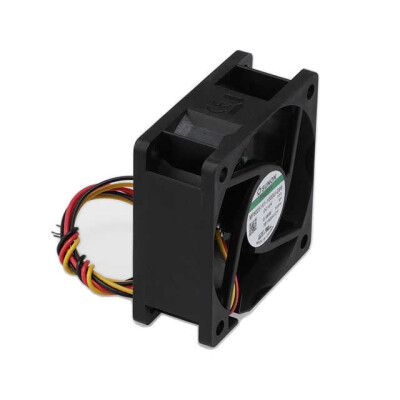 Fan Tubeaxial 12VDC Square - 60mm L x 60mm H Vapo-Bearing™ 23.5 CFM (0.658m³/min) 3 Wire Leads - 1