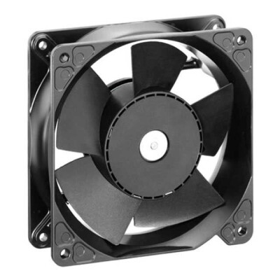 Fan Tubeaxial 24VDC Square - 119mm L x 119mm H Ball 182.4 CFM (5.11m³/min) 2 Wire Leads - 1