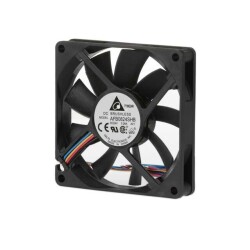 Fan Tubeaxial 24VDC Square - 80mm L x 80mm H Ball 42.7 CFM (1.20m³/min) 4 Wire Leads - 1