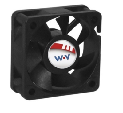 Fan Tubeaxial 24VDC Square - 80mm L x 80mm H Ball 60.4 CFM (1.69m³/min) 2 Wire Leads - 1