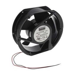 Fan Tubeaxial 48VDC Rectangular/Rounded - 171mm L x 153mm H Ball 418.0 CFM (11.70m³/min) 2 Wire Leads - 1