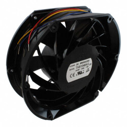 Fan Tubeaxial 48VDC Rectangular/Rounded - 172mm L x 150mm H Ball 527.5 CFM (14.77m³/min) 4 Wire Leads - 1