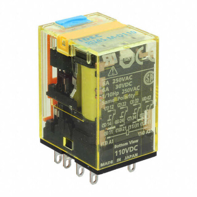 General Purpose Relay 4PDT (4 Form C) 24VAC Coil Socketable - 1