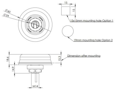 GPS / GLONASS Antenna, SMA Male - 4