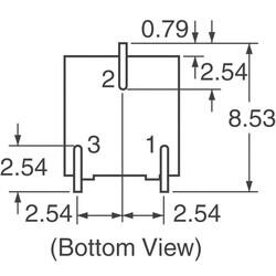 10 kOhms 0.5W, 1/2W Gull Wing Surface Mount Trimmer Potentiometer Cermet 1.0 Turn Top Adjustment - 4