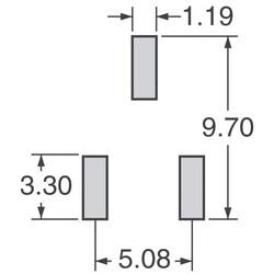 10 kOhms 0.5W, 1/2W Gull Wing Surface Mount Trimmer Potentiometer Cermet 1.0 Turn Top Adjustment - 5