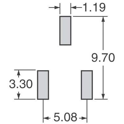 10 kOhms 0.5W, 1/2W Gull Wing Surface Mount Trimmer Potentiometer Cermet 1.0 Turn Top Adjustment - 5