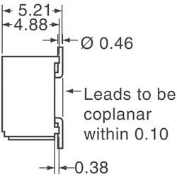 10 kOhms 0.5W, 1/2W Gull Wing Surface Mount Trimmer Potentiometer Cermet 1.0 Turn Top Adjustment - 6