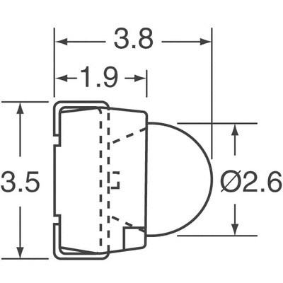 Infrared (IR) Emitter 860nm 1.5V 100mA 110mW/sr @ 100mA 30° 4-PLCC - 3