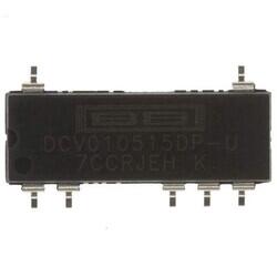 Isolated Module DC DC Converter 2 Output 15V -15V 33mA, 33mA 4.5V - 5.5V Input - 1