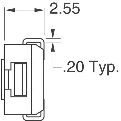 1 MOhms 0.25W, 1/4W J Lead Surface Mount Trimmer Potentiometer Cermet 1.0 Turn Top Adjustment - 4