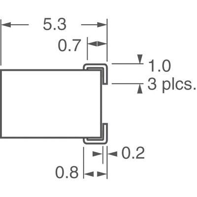 5 kOhms 0.25W, 1/4W J Lead Surface Mount Trimmer Potentiometer Cermet 12.0 Turn Top Adjustment - 5