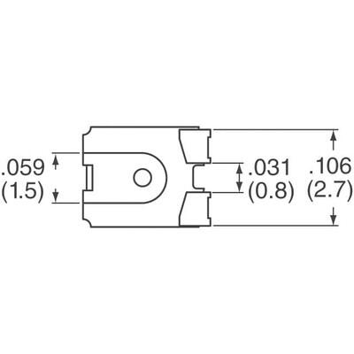 10 kOhms 0.1W, 1/10W J Lead Surface Mount Trimmer Potentiometer Cermet 1.0 Turn Top Adjustment - 3