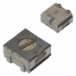 200 kOhms 0.25W, 1/4W J Lead Surface Mount Trimmer Potentiometer Cermet 1 Turn Top Adjustment - 1