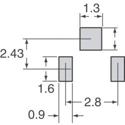 10 kOhms 0.125W, 1/8W J Lead Surface Mount Trimmer Potentiometer Cermet 11.0 Turn Top Adjustment - 2