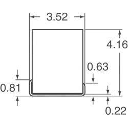 10 kOhms 0.125W, 1/8W J Lead Surface Mount Trimmer Potentiometer Cermet 11.0 Turn Top Adjustment - 4