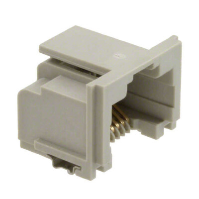 Jack Modular Connector 8p8c (RJ45, Ethernet) 90° Angle (Right) Unshielded - 1