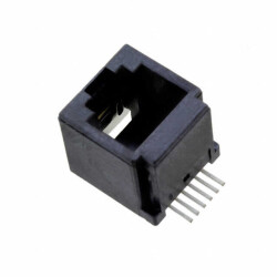 Jack Modular Connector 6p6c (RJ11, RJ12, RJ14, RJ25) Vertical Shielded - 1