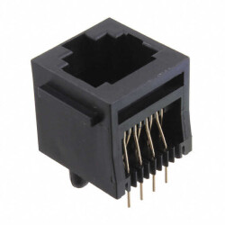 Jack Modular Connector 8p8c (RJ45, Ethernet) Vertical Unshielded - 1