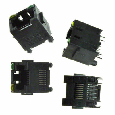 Jack Modular Connector 8p8c (RJ45, Ethernet) Vertical Unshielded - 1