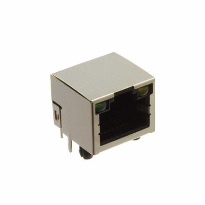 Jack Modular Connector 8p8c (RJ45, Ethernet) 90° Angle (Right) Shielded - 1