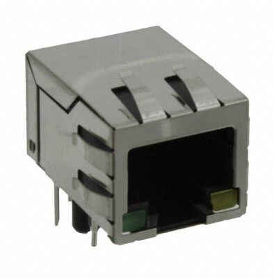 Jack Modular Connector 8p8c (RJ45, Ethernet) 90° Angle (Right) Shielded, EMI Finger - 1