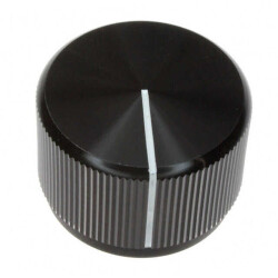 Knurled, Straight Knob 0.250