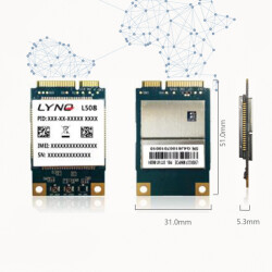 LTE Cat4 +3G +2G +GNSS,MiniPCIe, ASR1803, 31*51*5.3mm - 2