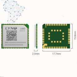 NBIoT + Ble, EC616&EC626, 15.8*17.7*2.4mm - 2