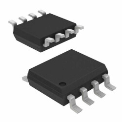 Logic Output Optoisolator 15MBd Open Collector, Schottky Clamped 3750Vrms 2 Channel 10kV/µs CMTI 8-SO Tall - 1