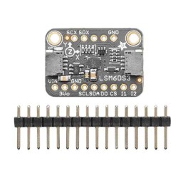 LSM6DS3TR-C Accelerometer, Gyroscope Sensor Qwiic, STEMMA QT Platform Evaluation Expansion Board - 1