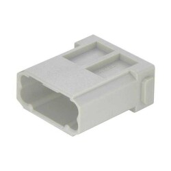 Male Module without Contacts Gray 12 Position Crimp - 1