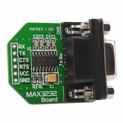 MAX3232 Transceiver, RS-232 Interface Evaluation Board - 1