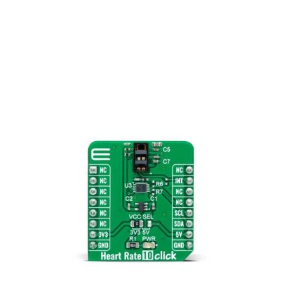 MAX86916 Heart Rate Sensor mikroBUS™ Click™ Platform Evaluation Expansion Board - 1